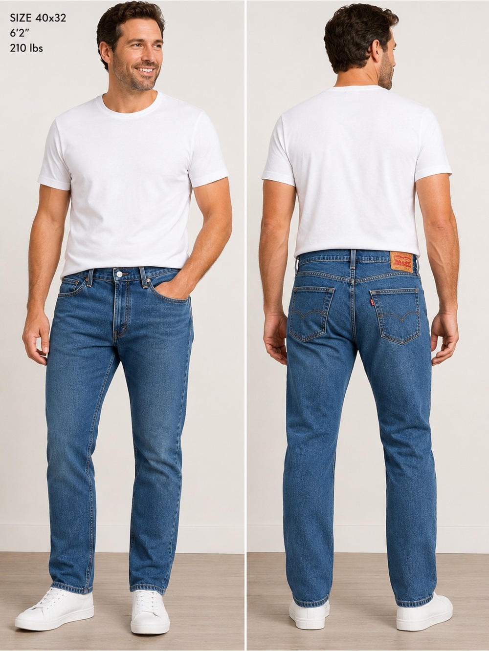 Levi’s 511 Slim Fit Jeans Men’s 40x31 Blue Stretch Denim